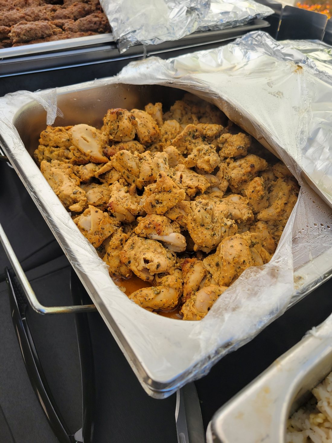Herb-marinated chicken